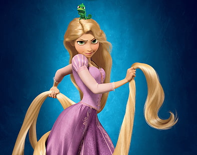 Tangled Movie Rapunzel, Disney Rapunzel illustration, Cartoons, Tangled, Movie, Rapunzel, trasslig film, trasslig film rapunzel, trasslig rapunzel, HD tapet HD wallpaper