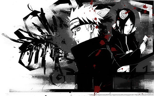 ağrı naruto shippuden akatsuki 1280x800 Anime Naruto HD Sanat, ağrı, Naruto: Shippuden, HD masaüstü duvar kağıdı HD wallpaper