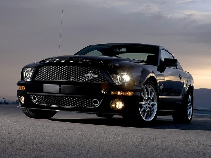 2008, klasik, ford, GT500, GT500 KR, otot, mustang, Shelby, Wallpaper HD