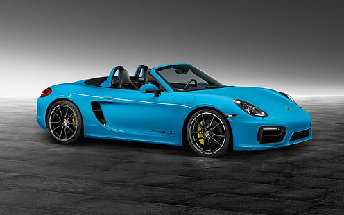 Porsche exclusivo Bespoke Boxster, coche descapotable azul, Porsche, Boxster, exclusivo, a medida, coches, Fondo de pantalla HD HD wallpaper