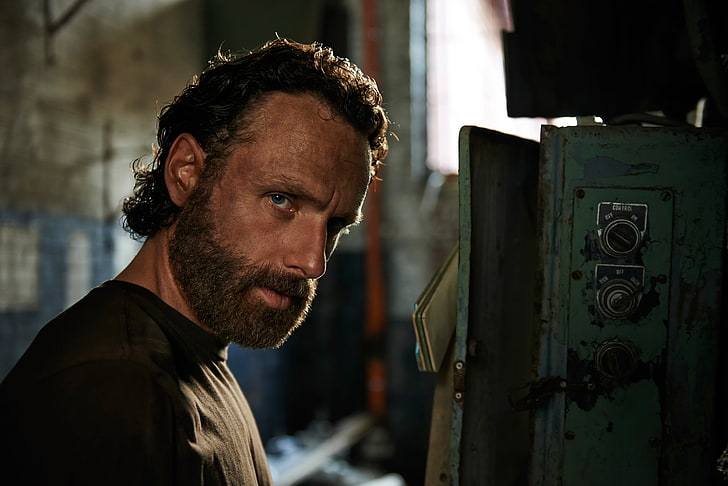 Rick Grimes, The Walking Dead, Andrew Lincoln, el papel, Temporada 5, Fondo de pantalla HD