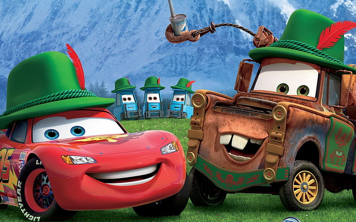 Disney Pixar Cars Tow Mater และภาพประกอบ Lightning McQueen, เครื่องจักร, กีฬา, การ์ตูน, เบียร์, เยอรมนี, มิวนิก, สายฟ้า, บาเยิร์น, การแข่งขัน, พิกซาร์, แชมป์, แชมป์, บาวาเรีย, การแข่งรถ, Cars 2, วอลต์ดิสนีย์, ภาพยนตร์การ์ตูน, เทศกาล, Mater , แม็คควีน, เวิลด์กรังด์ปรีซ์, โตเกียวดริฟท์, โอเวนวิลสัน, อ็อกโทเบอร์เฟสต์, Oc-tow-berfest, วอลล์เปเปอร์ HD