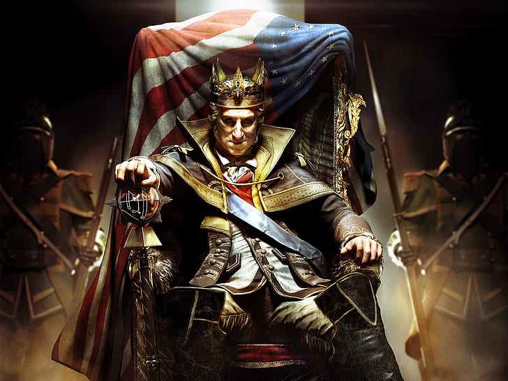 Assassin's Creed III: Tirania do rei Washington, assassino, credo, tirania, rei, Washington, HD papel de parede