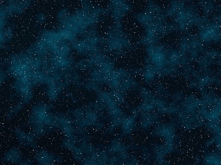 خلفية السماء الزرقاء والسوداء والنجوم والكون والفضاء، خلفية HD