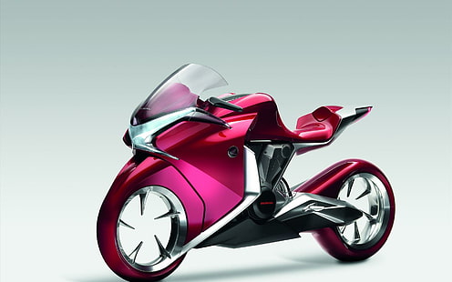 Honda V4 Concept Widescreen Bike, widescreen, bike, honda, concept, bikes and motorcycles, HD wallpaper HD wallpaper
