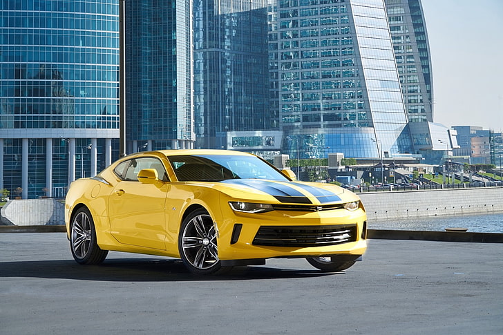Chevrolet, Chevrolet Camaro, Car, Muscle Car, Vehicle, Yellow Car, HD wallpaper