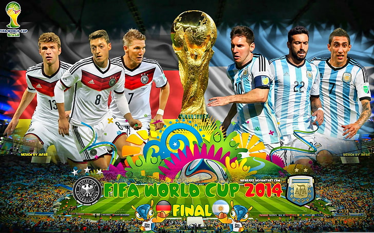 Чемпионат мира по футболу 2014 в финале Аргентина HD обои, Чемпионат мира по футболу 2014 года обои, HD обои