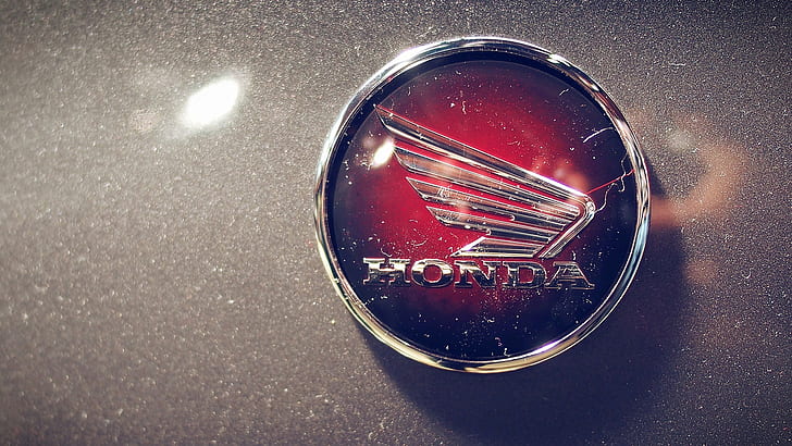 Honda, logo, HD wallpaper