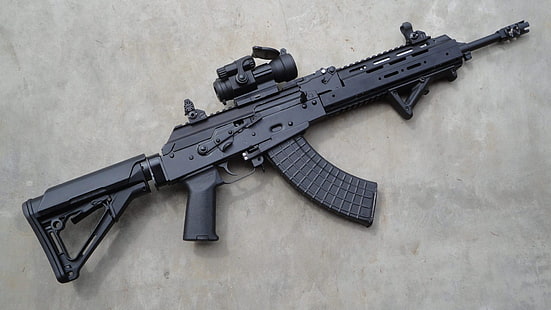 armas, ajuste, máquina, arma, Kalashnikov, Personalizado, AKM, Kalash, fuzil de assalto, 7.62, HD papel de parede HD wallpaper