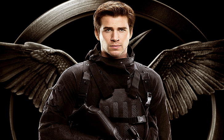 Wes Chatham In Hunger Games Mockingj, schwarze Spitze der Männer, Filme, Hollywood-Filme, Hollywood, Film, 2014, HD-Hintergrundbild