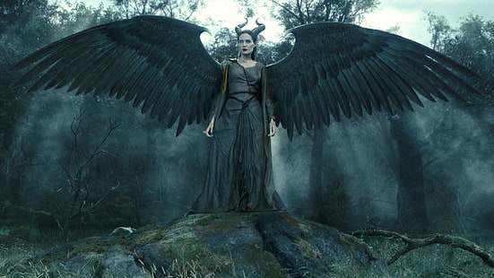 Film, Maleficent, Angelina Jolie, HD masaüstü duvar kağıdı HD wallpaper