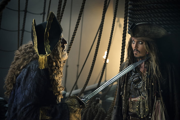 Карибски пирати: Мъртвите хора не разказват приказки, Карибски пирати, филми, HD тапет