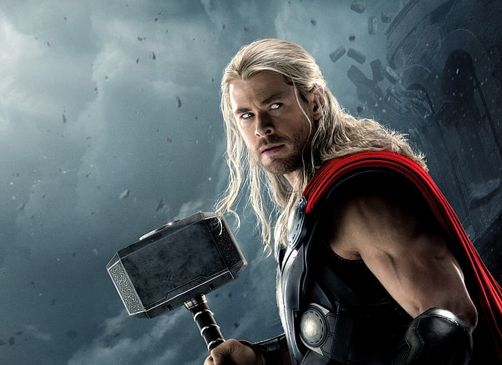 Thor ، Thor 2: The Dark World ، Thor: Ragnarok ، Avengers Endgame ، Avengers: Infinity war ، Avengers: Age of Ultron ، خيال علمي ، شخصيات أفلام ، Mjolnir ، lightning، خلفية HD
