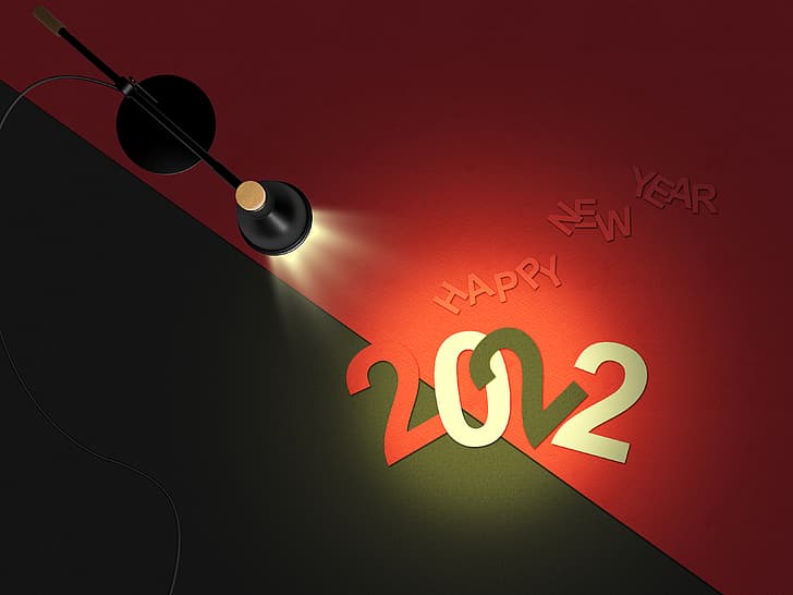 عام جديد ، 2022 ، عام جديد سعيد، خلفية HD