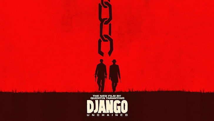 film, Django Unchained, teks, Wallpaper HD