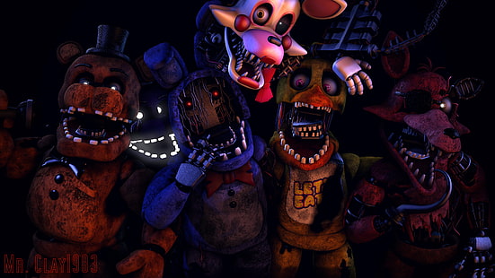 Fünf Nächte bei Freddy, Fünf Nächte bei Freddy 2, HD-Hintergrundbild HD wallpaper