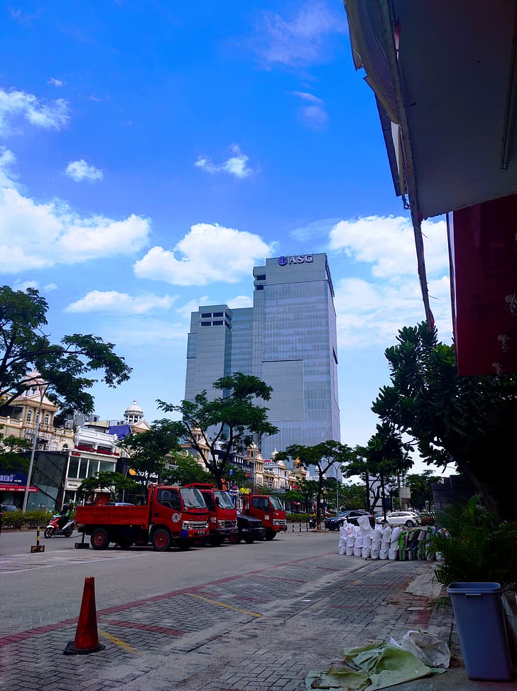 Cloud top, fotografia, Jakarta, Indonesia, Sfondo HD, sfondo telefono