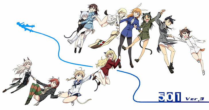 Anime, Strike Witches, HD wallpaper