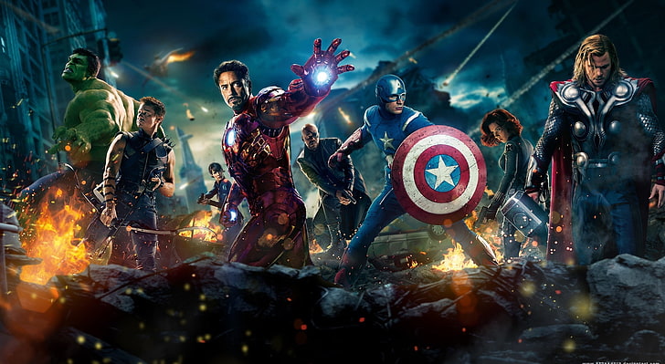 The Avengers HD Wallpaper, The Avengers digital wallpaper, Movies, The Avengers, superheroes, 2012, HD wallpaper