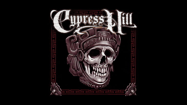 Cupress Hill logo, Minimalism, Skull, Music, Rapcore, Cypress Hill, Hip-Hip, HD wallpaper