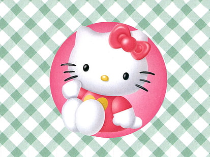 привет котенок 1024x768 Аниме Hello Kitty HD Art, Hello Kitty, HD обои HD wallpaper