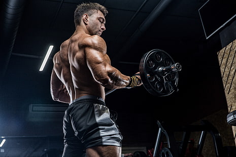  Sports, Weightlifting, Man, Muscle, HD wallpaper HD wallpaper