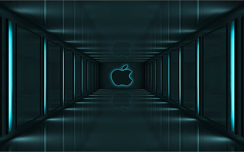 Parlayan Apple logosu, elma markası logosu, bilgisayarlar, 1920x1200, elma, macintosh, HD masaüstü duvar kağıdı HD wallpaper