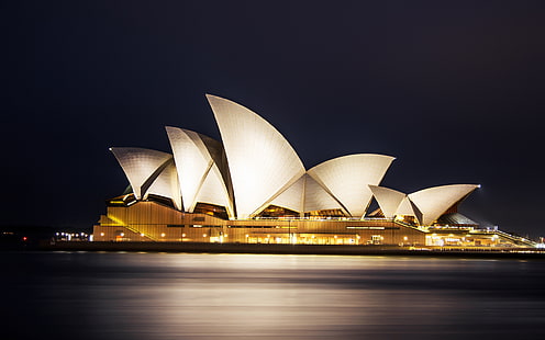 Sydney Gebäude Opera House Sydney Opera House HD, Architektur, Haus, Gebäude, Sydney, Oper, HD-Hintergrundbild HD wallpaper