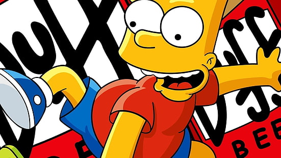 Обои Барт Симпсон, Симпсоны, HD обои HD wallpaper