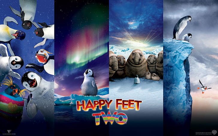 Happy Feet 2 Movie, happy feet two, HD tapet