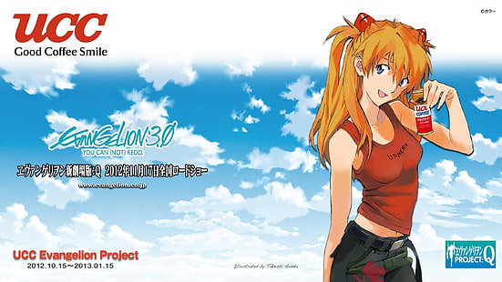 Neon Genesis Evangelion, Asuka Langley Soryu, cewek anime, anime, Wallpaper HD HD wallpaper