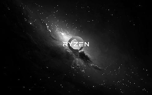Hintergrund, AMD, dunkel, Mais, Rjasan, RYZEN, Rjashenka, HD-Hintergrundbild HD wallpaper