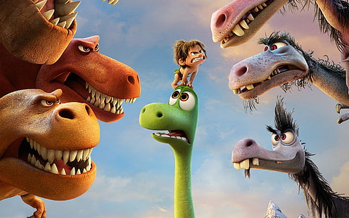movies, The Good Dinosaur, HD wallpaper HD wallpaper
