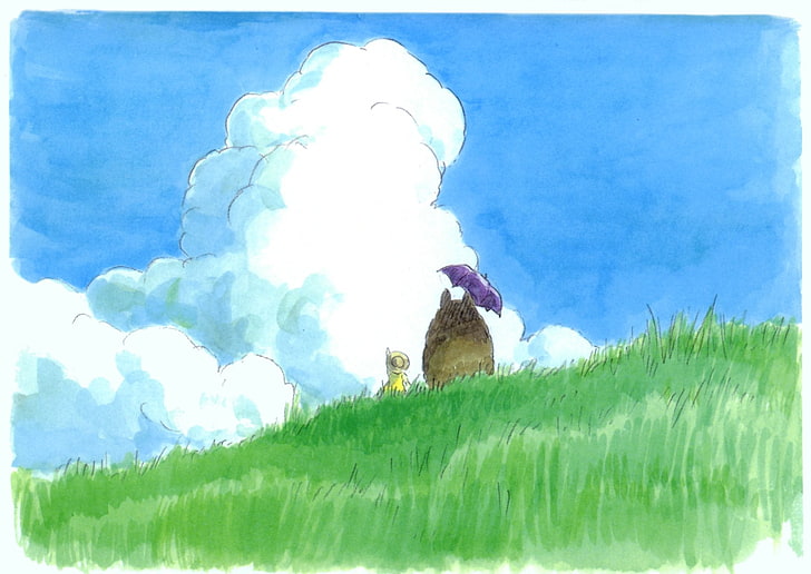 anime, Studio Ghibli, Komşum Totoro, HD masaüstü duvar kağıdı