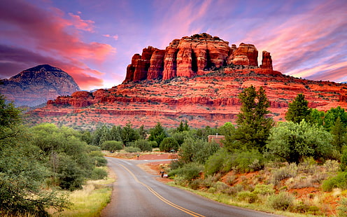 Scenariusz Fly Drive Sedona Arizona Stany Zjednoczone Tapeta Hd 3840 × 2400, Tapety HD HD wallpaper