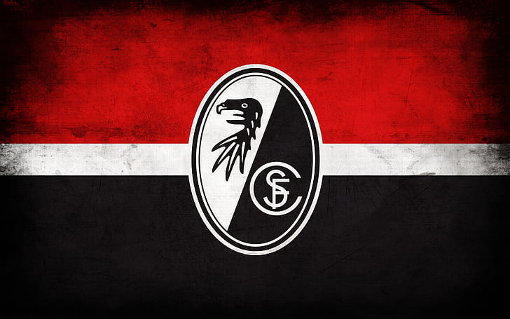 Fotboll, SC Freiburg, emblem, logotyp, HD tapet