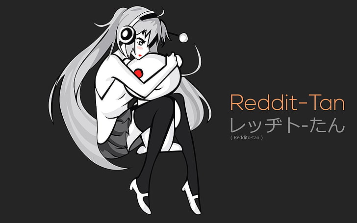 reddit, vector, anime vectors, anime girls, HD wallpaper