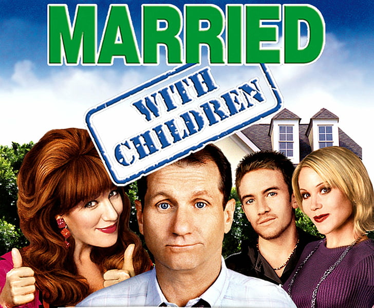 children, comedy, married, married with children, poster, series, sitcom, television, HD wallpaper