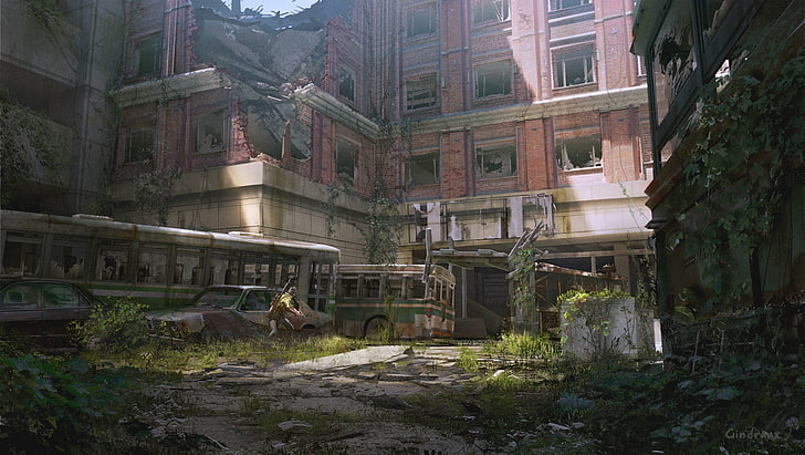 The Last of Us, grafiki koncepcyjne, gry wideo, Tapety HD