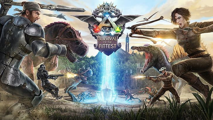 Ark: Survival Of The Fittest, PS4-spel, Ark, Survival, Fittest, PS4, Spel, HD tapet