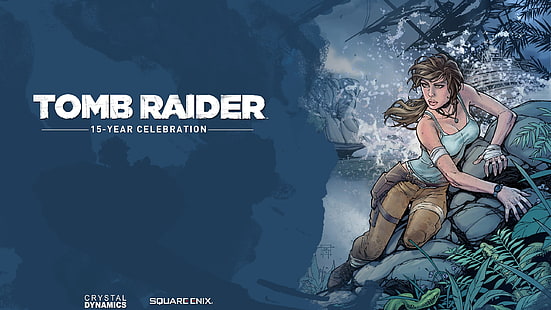 Илюстрация на Tomb Raider, Лара Крофт, Rise of Tomb Raider, компютърни игри, HD тапет HD wallpaper