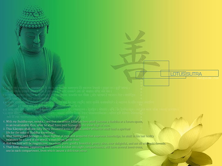 Илюстрация на Гаутама Буда, Религия, Будизъм, HD тапет