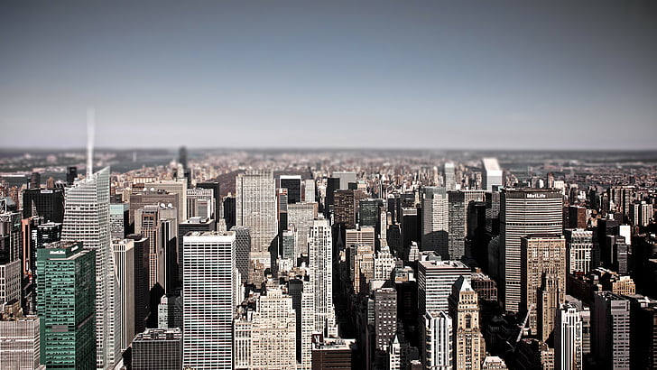 high angle photography of skyline during daytime, New York City, USA, Travel, Tourism, HD wallpaper