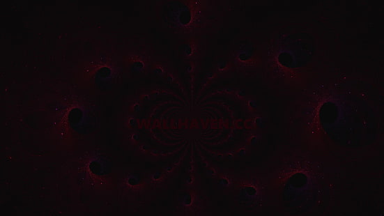 souris d'ordinateur filaire noire et rouge, fractale, wallhaven, Fond d'écran HD HD wallpaper