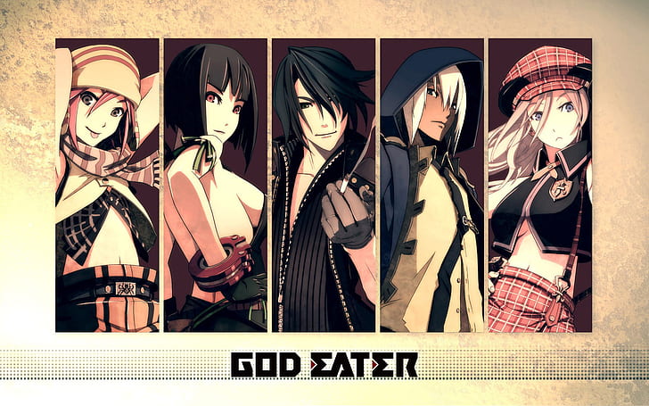 Anime, God Eater, Alisa Illinichina Amiella, Kota Fujiki, Lindow Amamiya, Sakuya Tachibana, Soma Schicksal, HD wallpaper