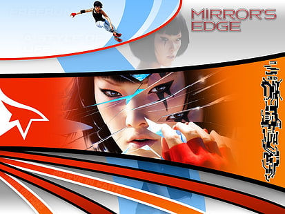 видеоигры, зеркало, Mirror's Edge, HD обои HD wallpaper