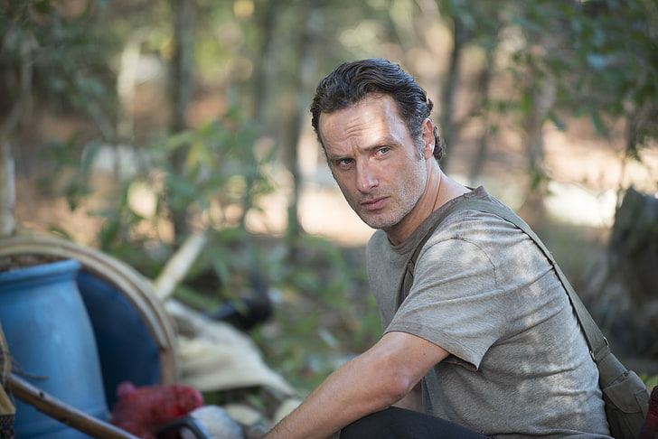 The Walking Dead, Andrew Lincoln, Rick Grimes, Tapety HD