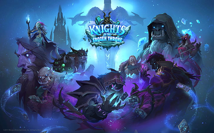 Hearthstone: Heroes of Warcraft, Knights of the frozen throne, HD wallpaper