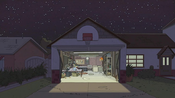 Rick Sanchez, paisagem, arte dos fãs, Rick e Morty, HD papel de parede