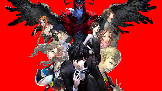 Gruppe von Personen, Persona-Serie, Persona 5, HD-Hintergrundbild HD wallpaper